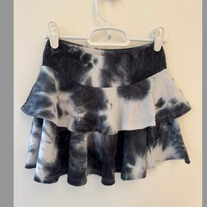 Blue and White Tie Dye SLS Apparel Skirt